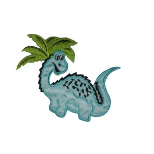 Iron-on Patch - Blue Dinosaur